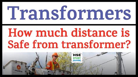 safe distance from electrical transformer